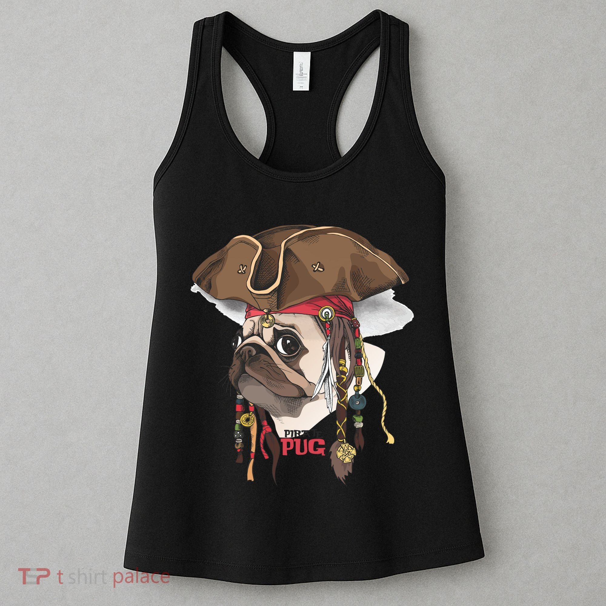 Pirate Pug Women's Tank Top