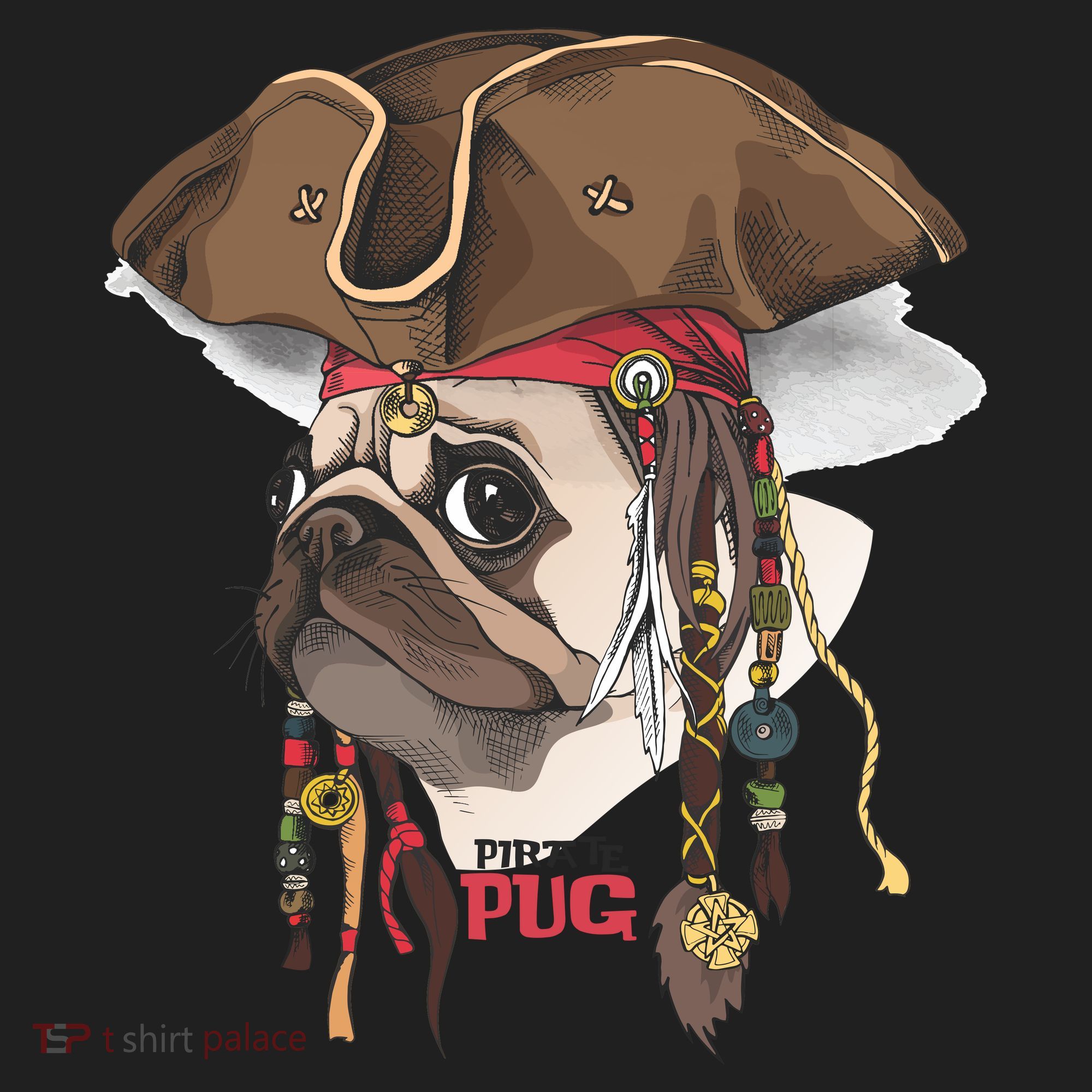 Pirate Pug Hat