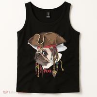 Pirate Pug Tank Top thumb 2