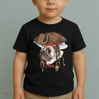Pirate Pug Toddler T-Shirt thumb 2