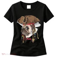 Pirate Pug Women's T-Shirt thumb 0