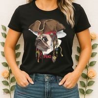 Pirate Pug Women's T-Shirt thumb 2
