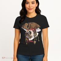Pirate Pug Women's T-Shirt thumb 4