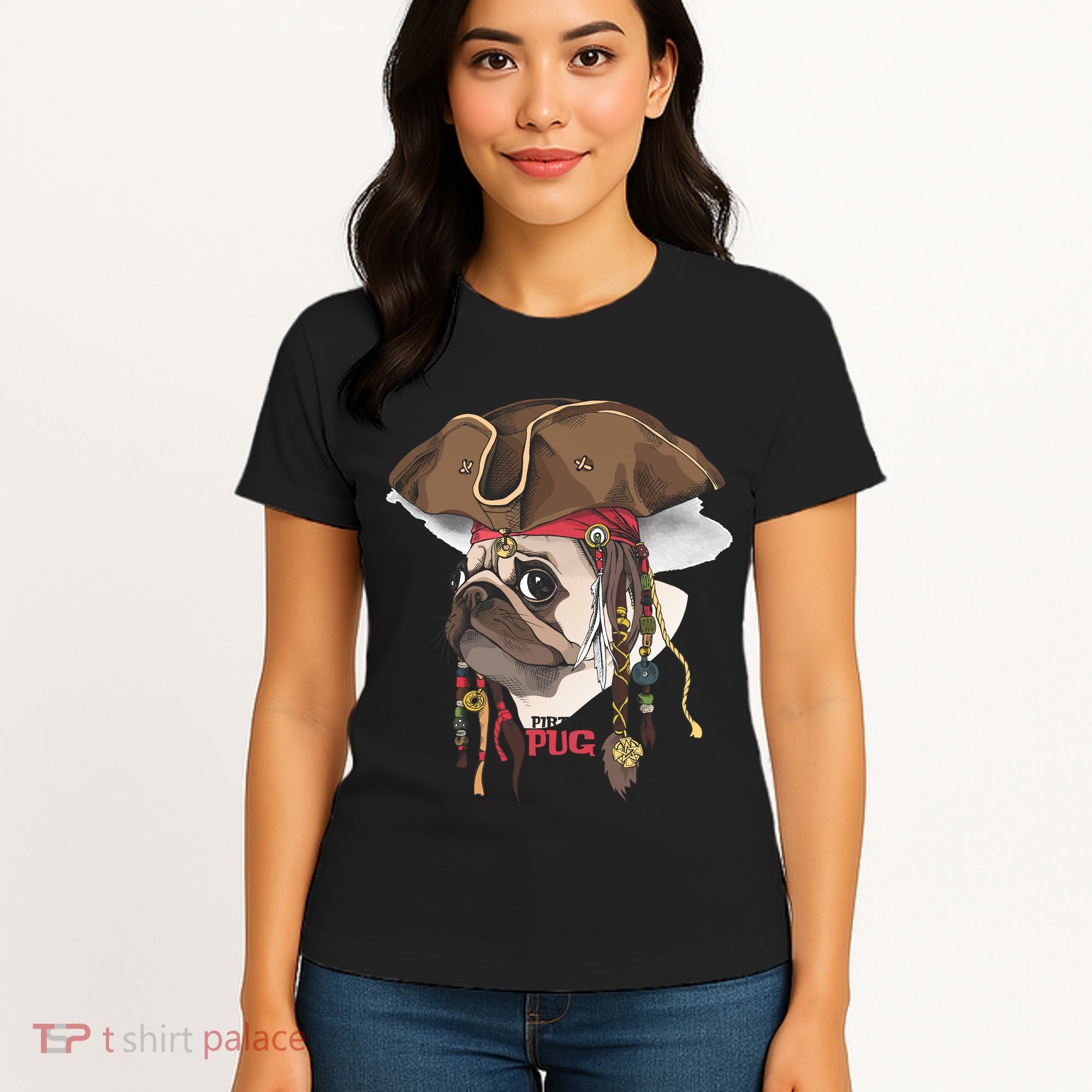 Pirate Pug Women's T-Shirt