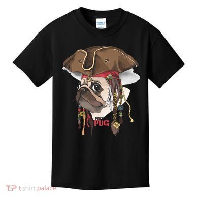 Pirate Pug Kids T-Shirt