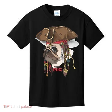 Pirate Pug Kids T-Shirt