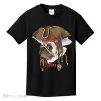 Pirate Pug Kids T-Shirt thumb 0