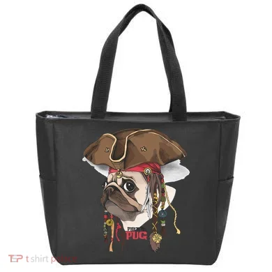 Pirate Pug Tote Bag