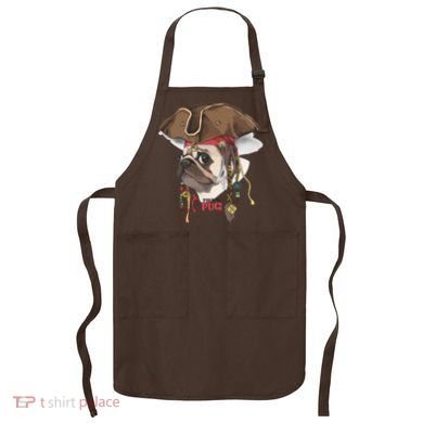 Pirate Pug Apron