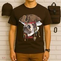 Pirate Pug T-Shirt thumb 6