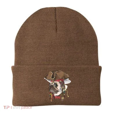 Pirate Pug Beanie