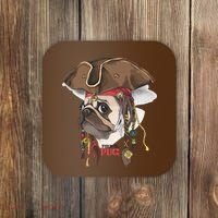 Pirate Pug Coaster thumb 0