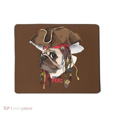 Pirate Pug Mousepad