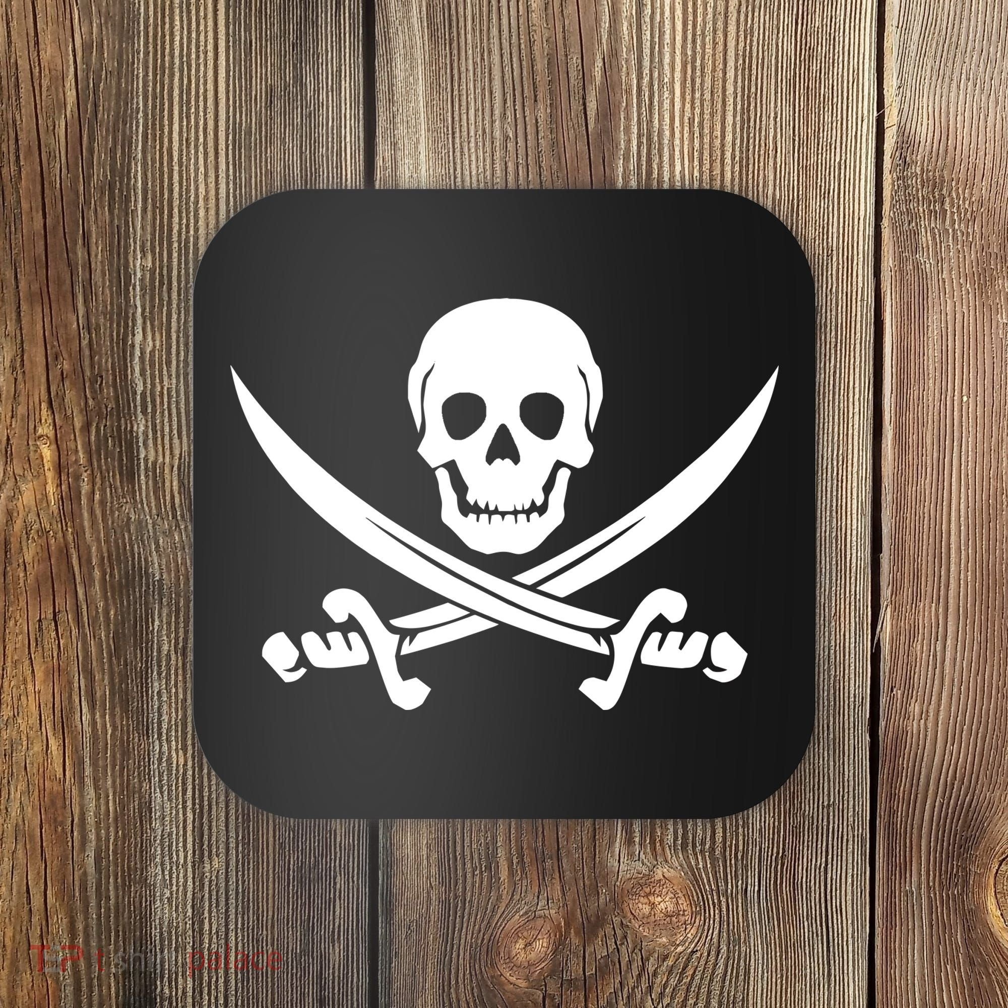 Pirate Skull & Cross Swords Coaster