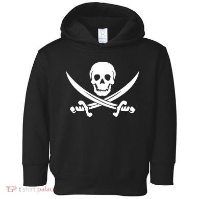 Pirate Skull & Cross Swords Toddler Hoodie