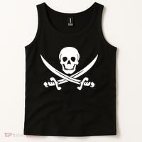 Pirate Skull & Cross Swords Tank Top thumb 2