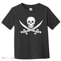 Pirate Skull & Cross Swords Toddler T-Shirt thumb 0