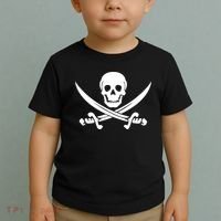 Pirate Skull & Cross Swords Toddler T-Shirt thumb 2