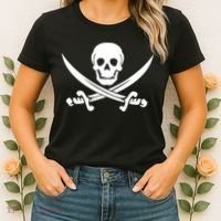 Pirate Skull & Cross Swords Women's T-Shirt thumb 2