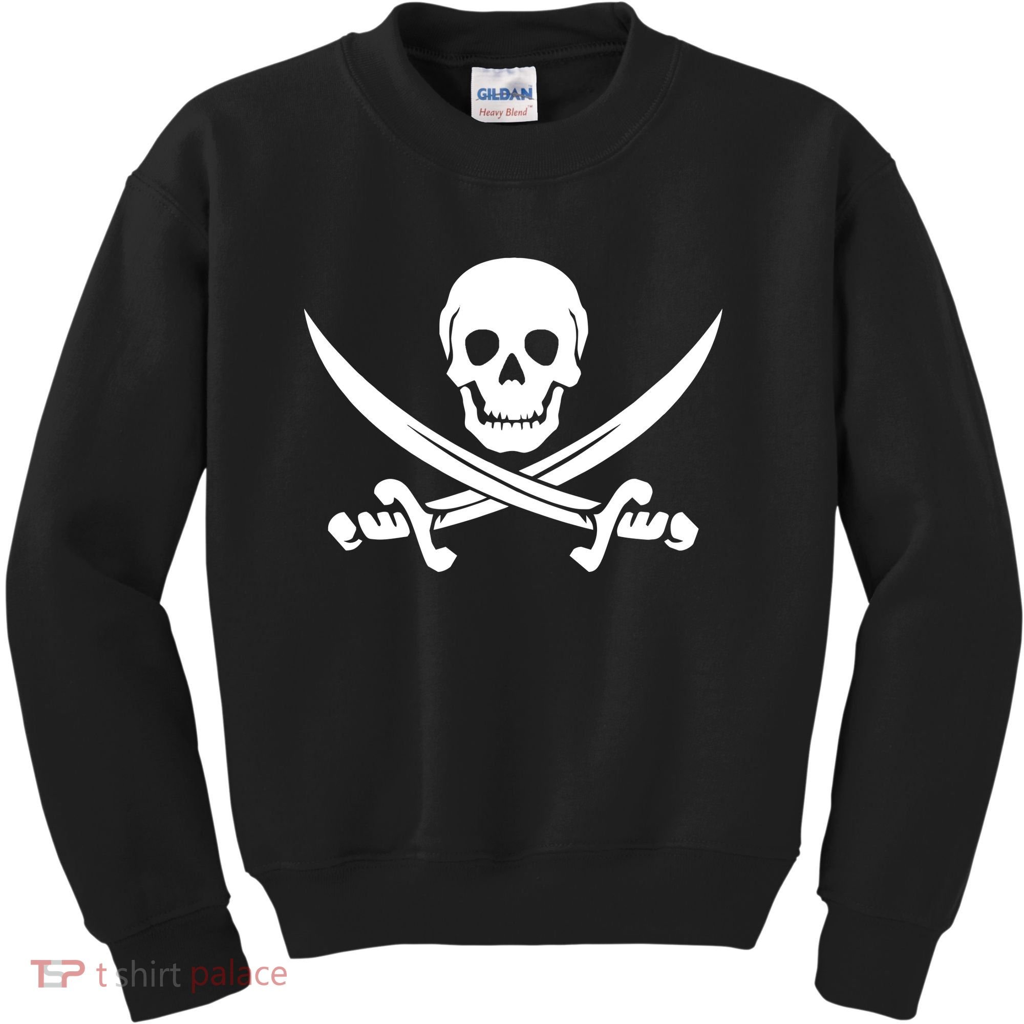 Pirate Skull & Cross Swords Kids Sweatshirt