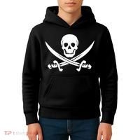 Pirate Skull & Cross Swords Kids Hoodie thumb 4