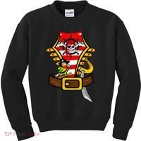 Pirate Skull & Parrot Costume  Kids Sweatshirt thumb 0