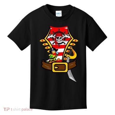 Pirate Skull & Parrot Costume  Kids T-Shirt