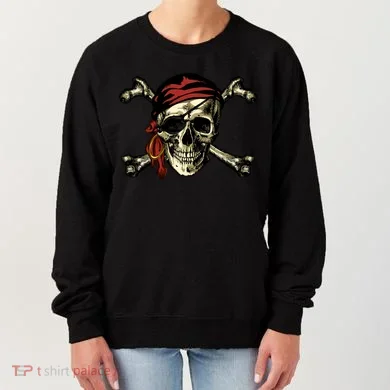 Pirate Skull Crossbones Women's Sweatshirt