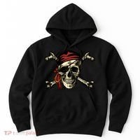 Pirate Skull Crossbones Hoodie thumb 0