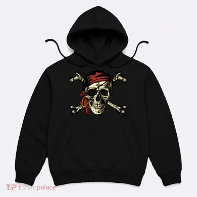 Pirate Skull Crossbones Hoodie