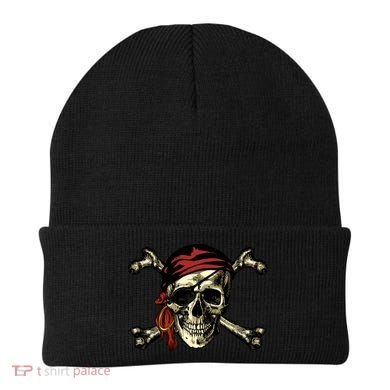 Pirate Skull Crossbones Beanie