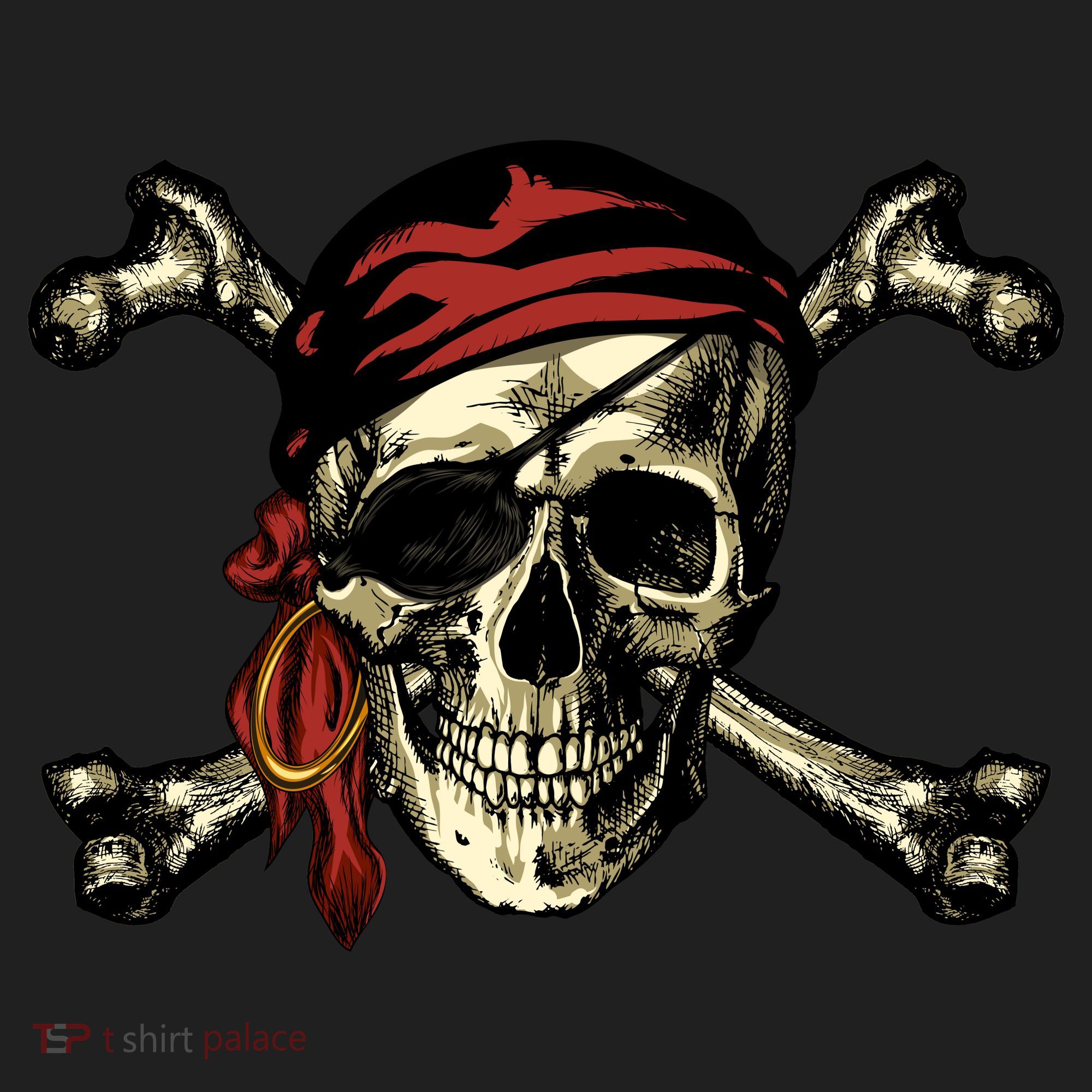 Pirate Skull Crossbones Beanie