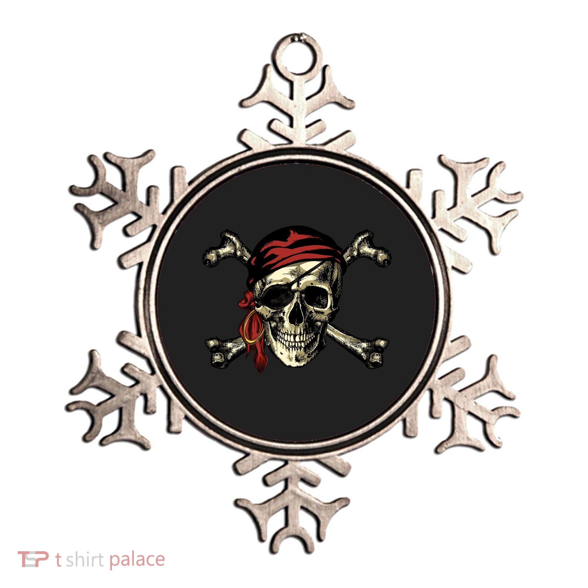 Pirate Skull Crossbones Ornament