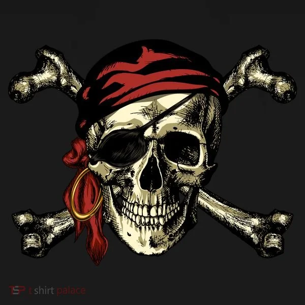 Pirate Skull Crossbones Baby Bodysuit
