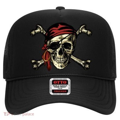 Pirate Skull Crossbones Hat