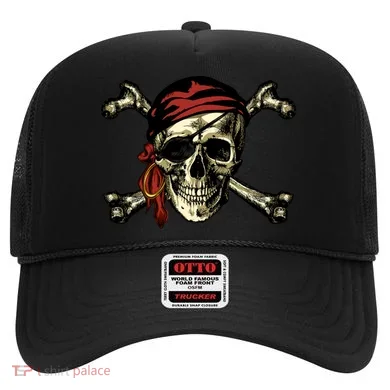 Pirate Skull Crossbones Hat