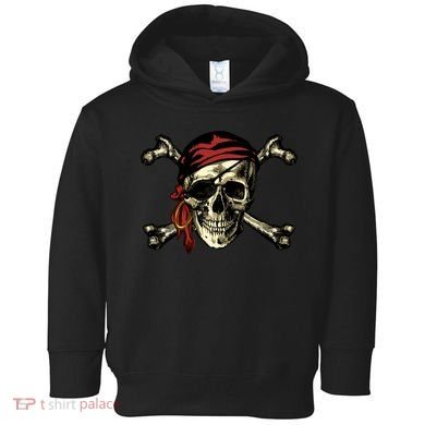 Pirate Skull Crossbones Toddler Hoodie
