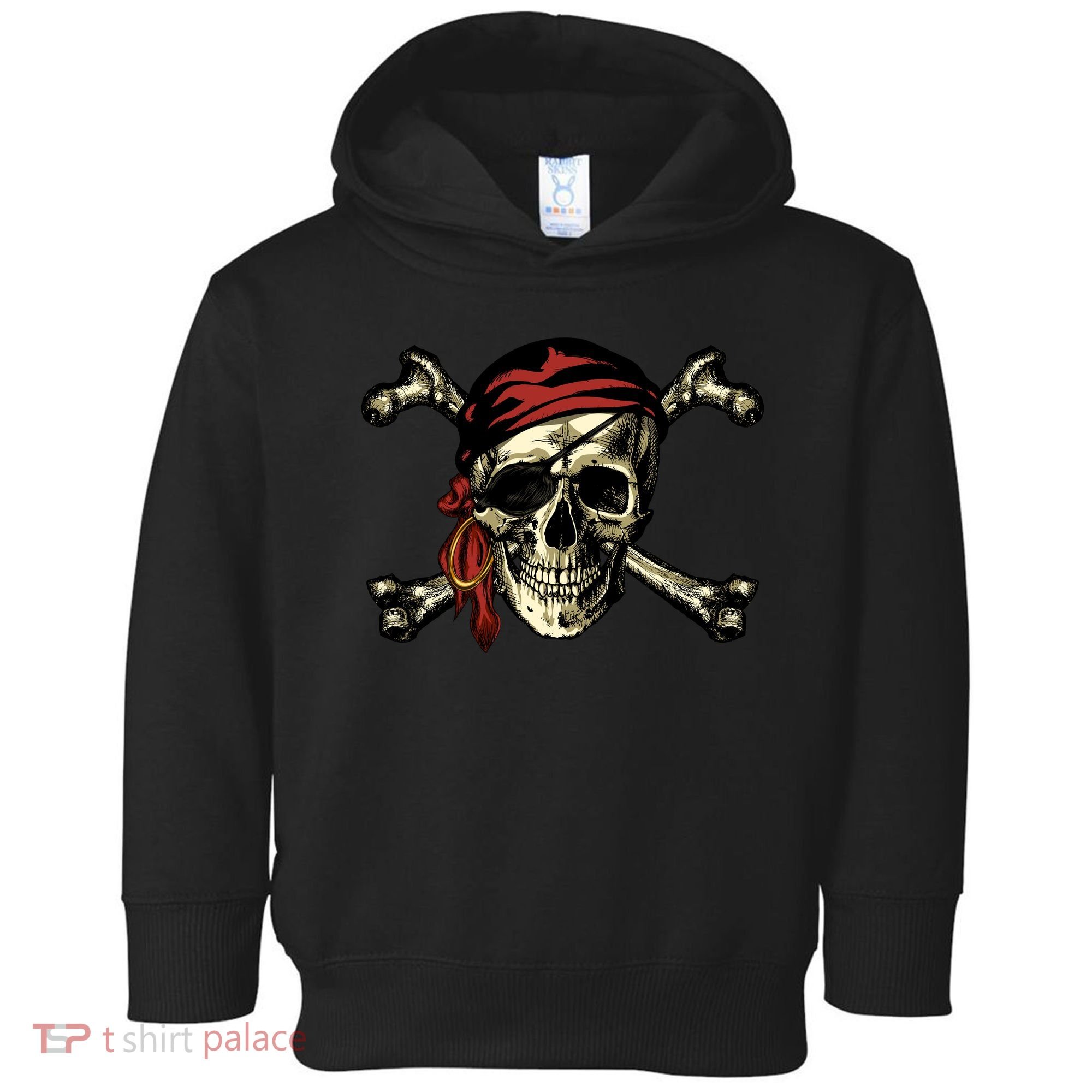 Pirate Skull Crossbones Toddler Hoodie