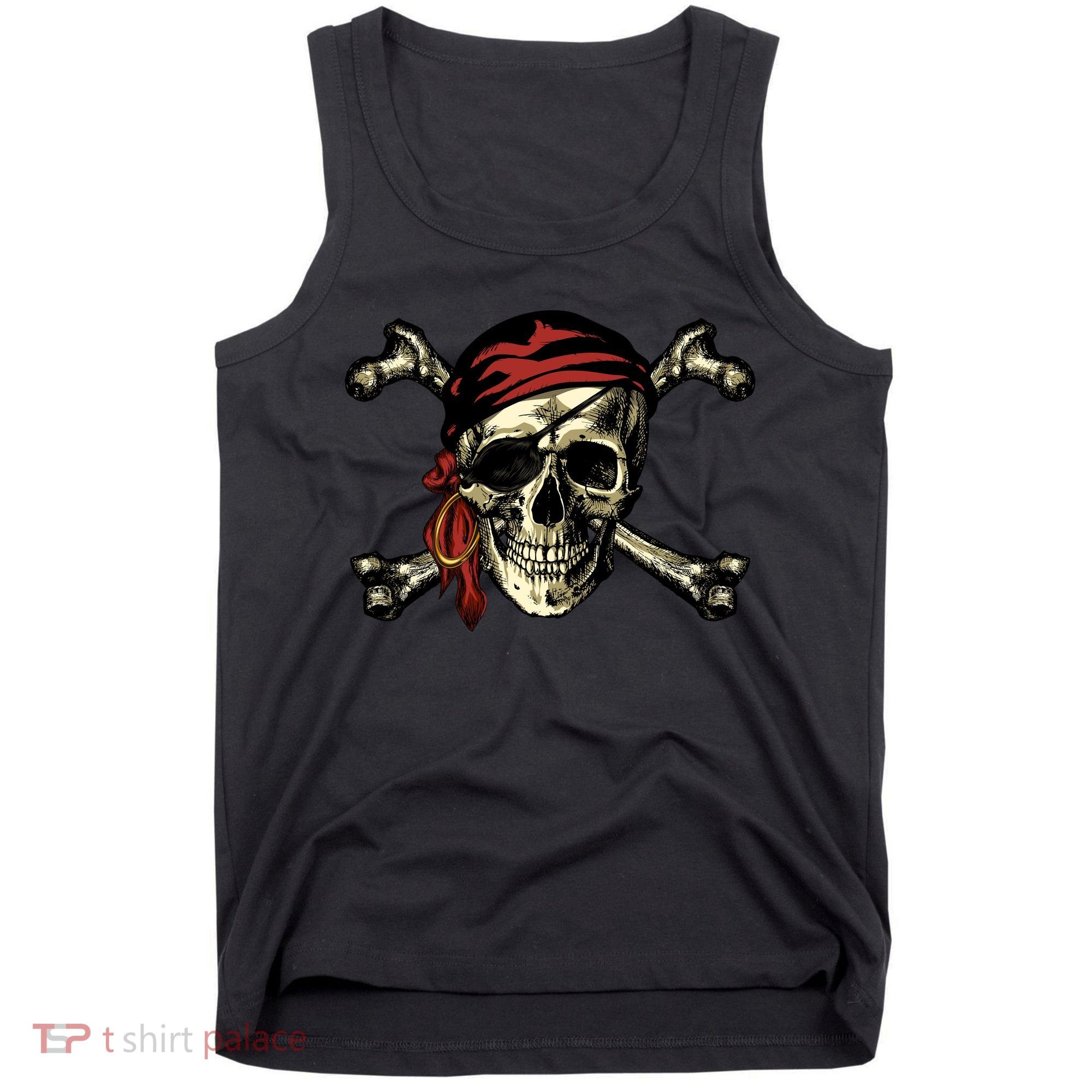 Pirate Skull Crossbones Tank Top