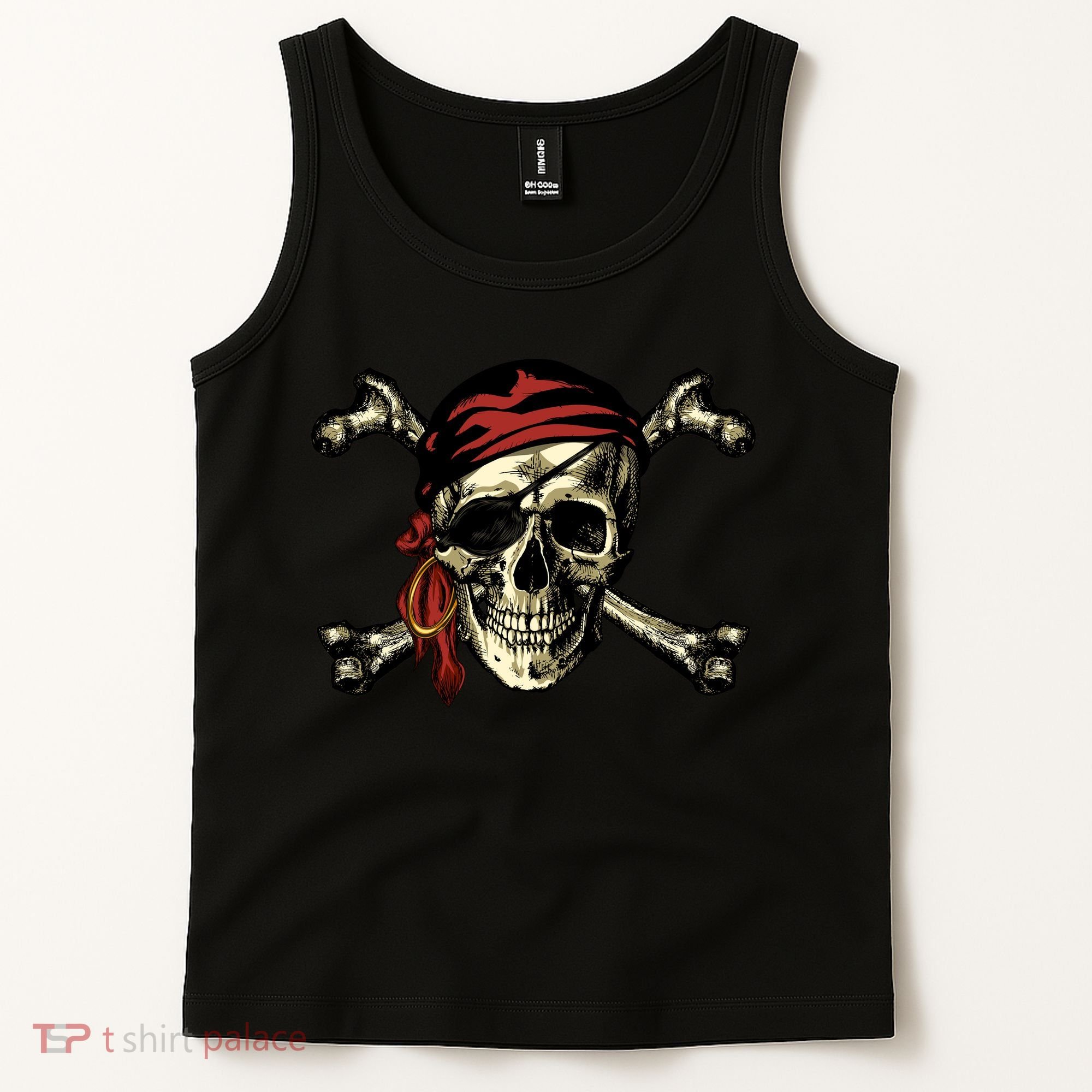 Pirate Skull Crossbones Tank Top