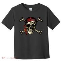 Pirate Skull Crossbones Toddler T-Shirt thumb 0