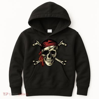 Pirate Skull Crossbones Kids Hoodie