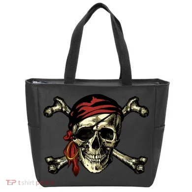 Pirate Skull Crossbones Tote Bag