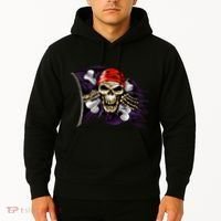 Pirate Skull Flag Hoodie thumb 2