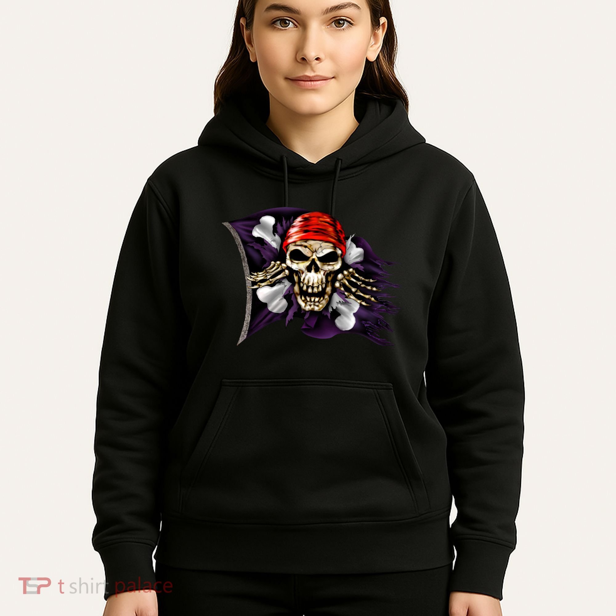 Pirate Skull Flag Hoodie