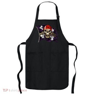 Pirate Skull Flag Apron
