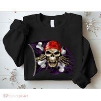 Pirate Skull Flag Sweatshirt thumb 2