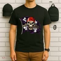 Pirate Skull Flag T-Shirt thumb 6