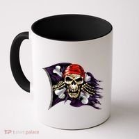 Pirate Skull Flag Coffee Mug thumb 0