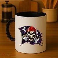 Pirate Skull Flag Coffee Mug thumb 4